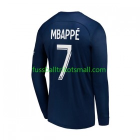 Fußballtrikots Paris Saint-Germain Mbappé 7 2022-2023 Langarm Heimtrikotsatz kaufen